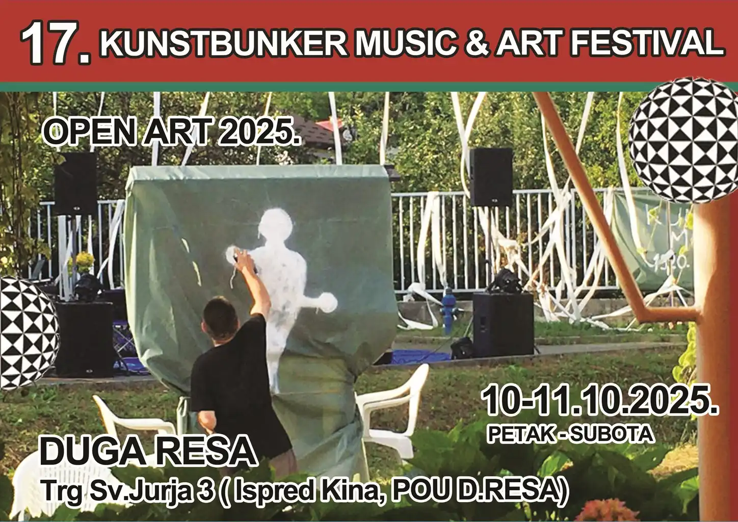 U petak i subotu u Dugoj Resi 17. Kunstbunker Music & Art Festival